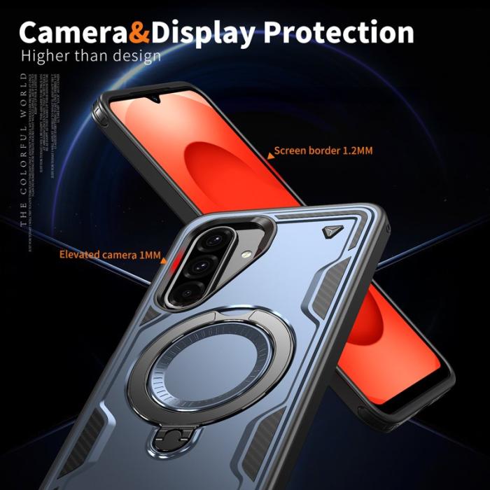 N/A - Samsung Galaxy A26 5G Skal Plast Militärskydd - Blå