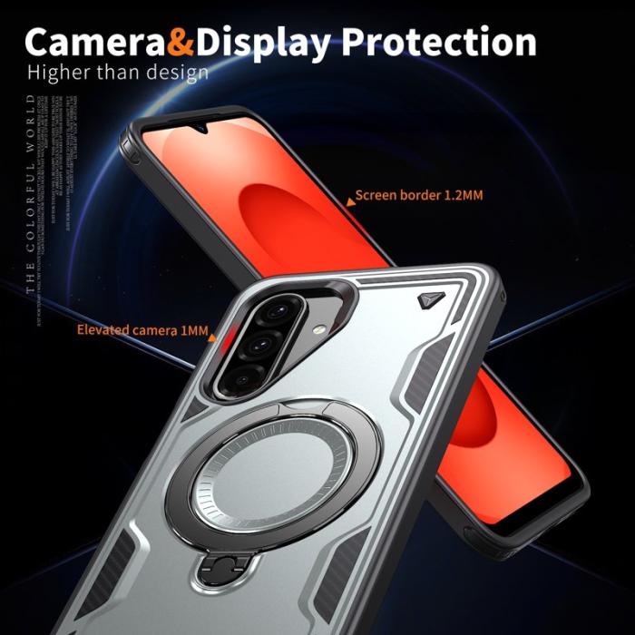 N/A - Samsung Galaxy A26 5G Skal Plast Militärt Skydd - Grå