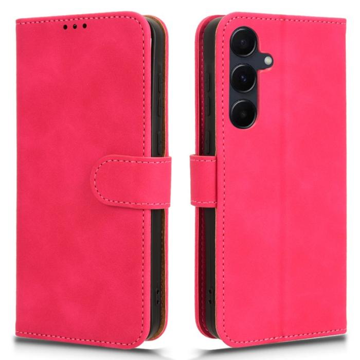 OEM - Samsung Galaxy A35 5G Fodral Äkta Läder Flip - Rosa