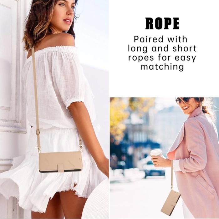 OEM - Samsung Galaxy A35 5G Fodral Äkta Läder Med Kortfack - Khaki