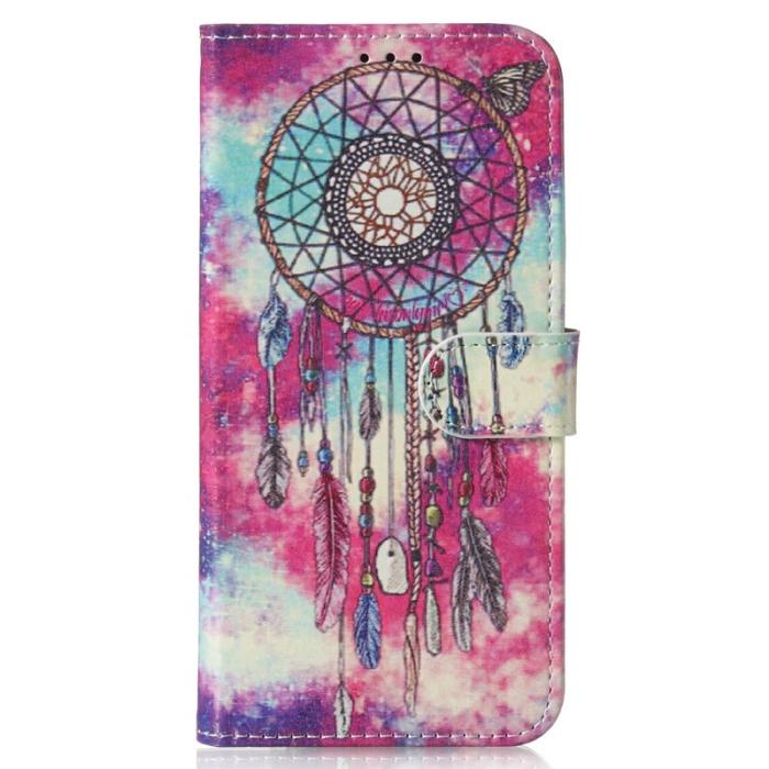 OEM - Samsung Galaxy A35 5G Fodral Äkta Läder Mönstertryckt - Dream Catcher