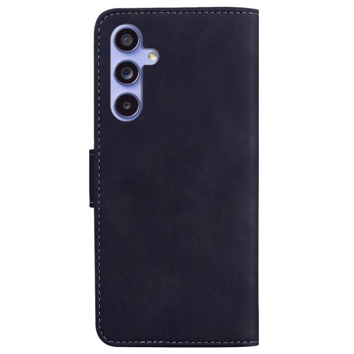 OEM - Samsung Galaxy A35 5G Fodral Äkta Läder - Svart