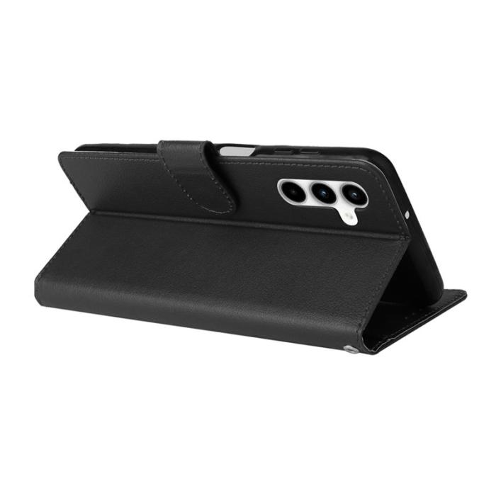 OEM - Samsung Galaxy A35 5G Fodral Anti-Scratch Konstläder Flip - Svart