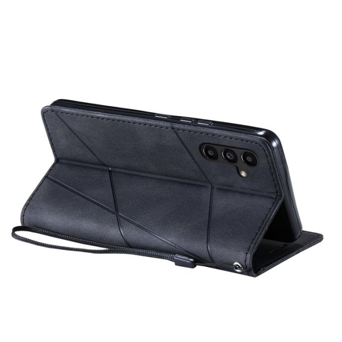 OEM - Samsung Galaxy A35 5G Fodral Anti-Scratch PU Läder - Svart