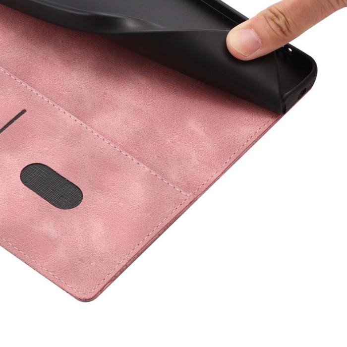 OEM - Samsung Galaxy A35 5G Fodral Konstläder Cherry Blossom - Rosa