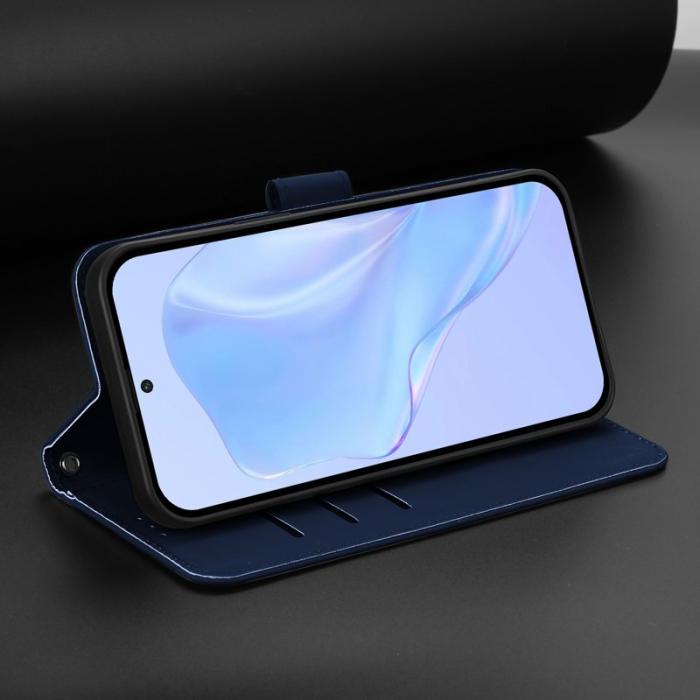 OEM - Samsung Galaxy A35 5G Fodral Konstläder - Marinblå