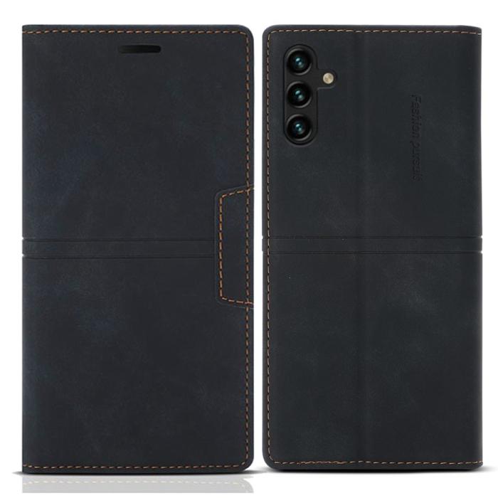 OEM - Samsung Galaxy A35 5G Fodral Magnetisk Auto Stängning PU Läder - Svart