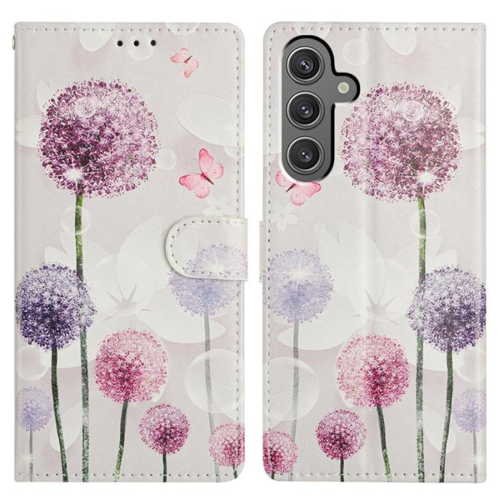 OEM - Samsung Galaxy A35 5G Fodral PU Läder Flip Cover - Dandelion