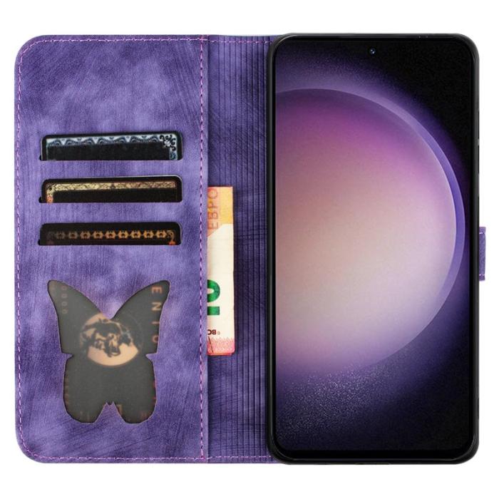 OEM - Samsung Galaxy A35 5G Fodral PU Läder - Lila