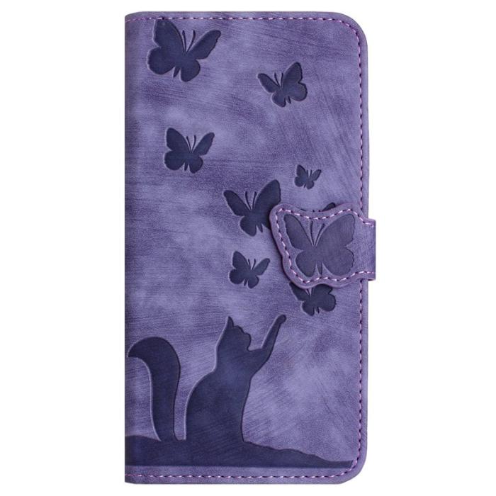 OEM - Samsung Galaxy A35 5G Fodral PU Läder - Lila