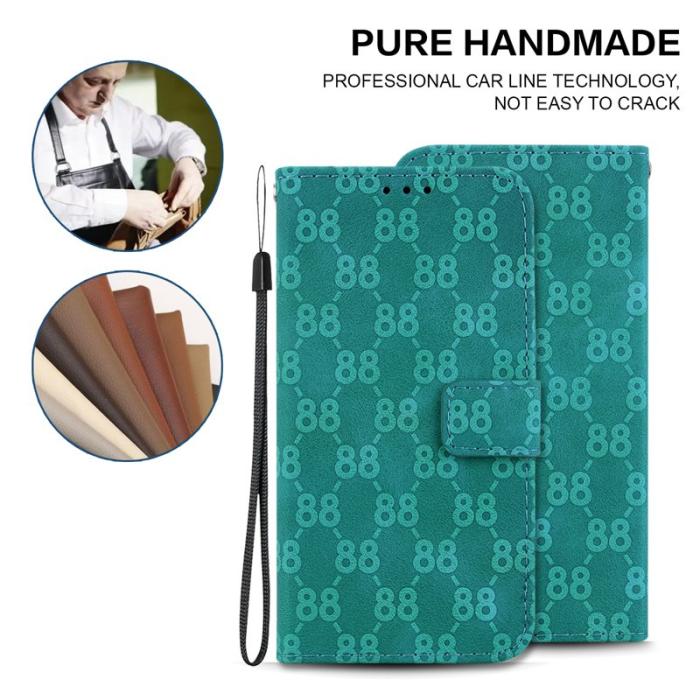 OEM - Samsung Galaxy A35 5G Fodral PU Läder Plånboksfodral - Grön