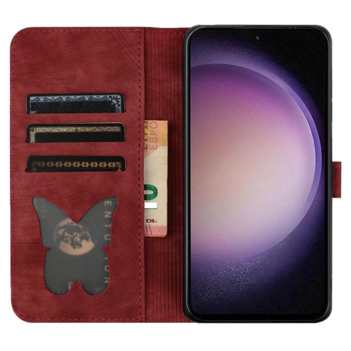 OEM - Samsung Galaxy A35 5G Fodral PU Läder - Röd