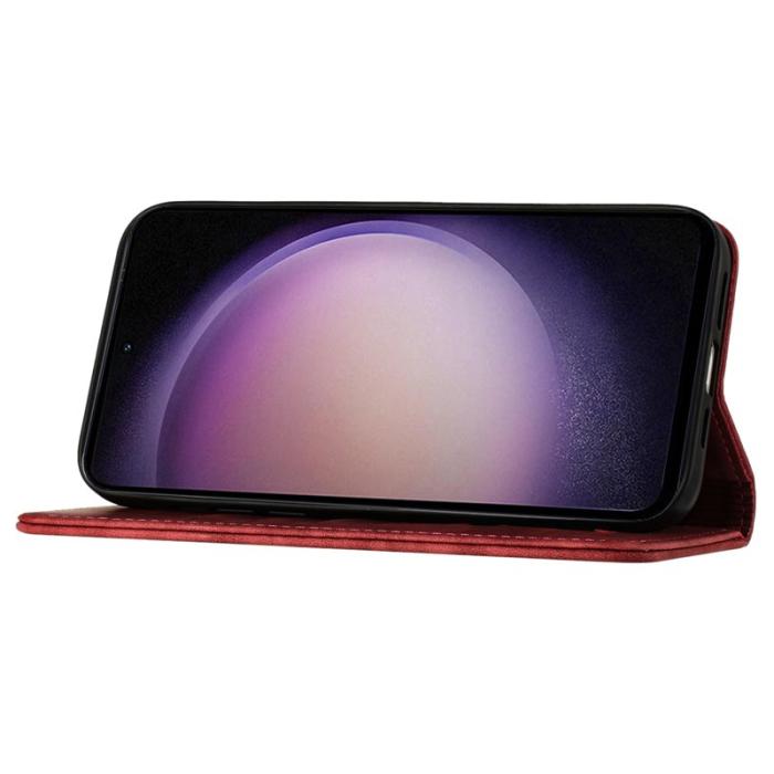 OEM - Samsung Galaxy A35 5G Fodral PU Läder - Röd