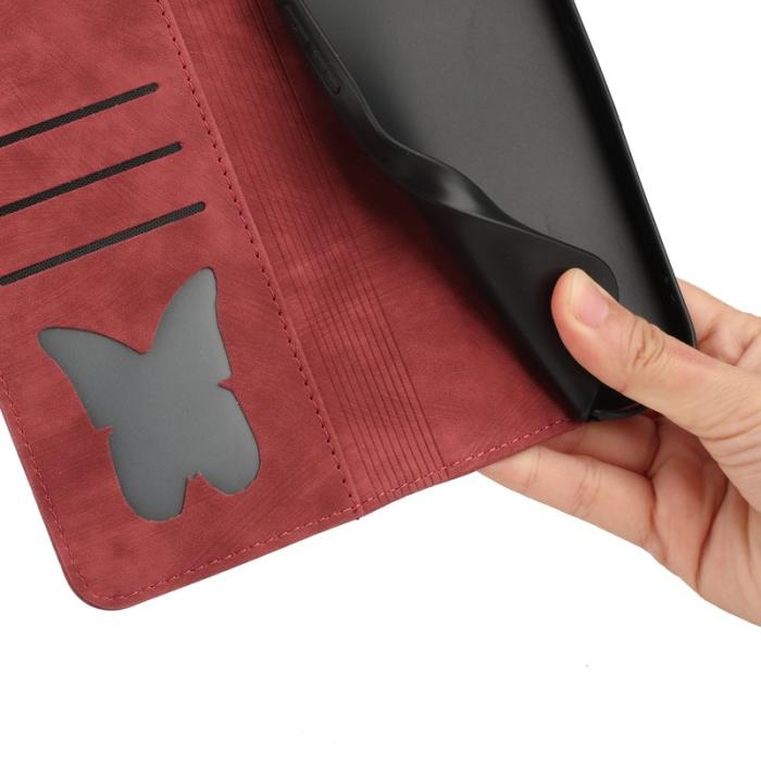 OEM - Samsung Galaxy A35 5G Fodral PU Läder - Röd