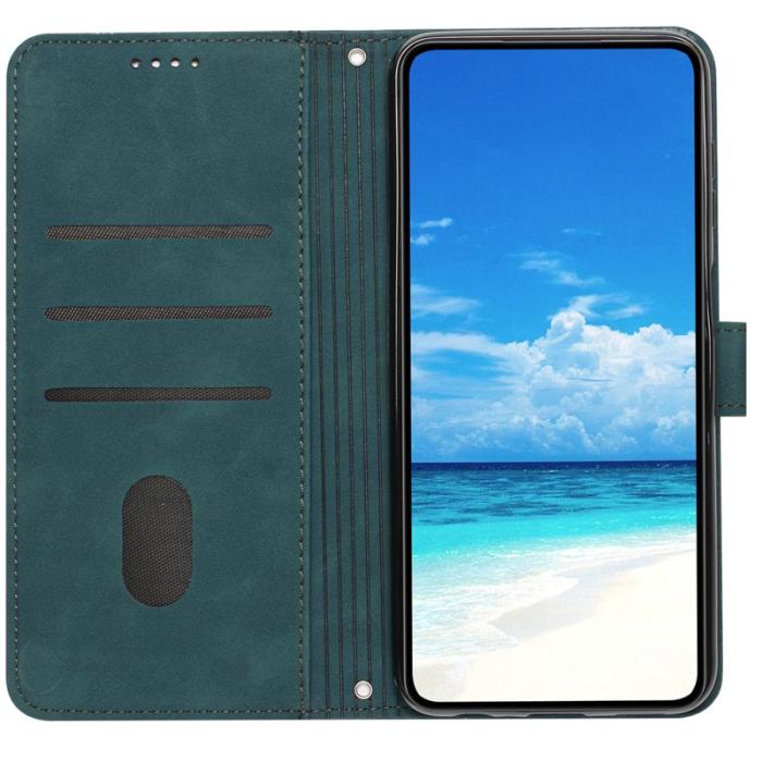 OEM - Samsung Galaxy A35 5G Fodral PU Läder + TPU Magnetiskt - Grön