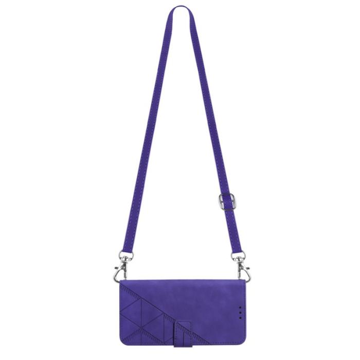 OEM - Samsung Galaxy A35 5G Plånboksfodral Äkta Läder Ställ - Lila