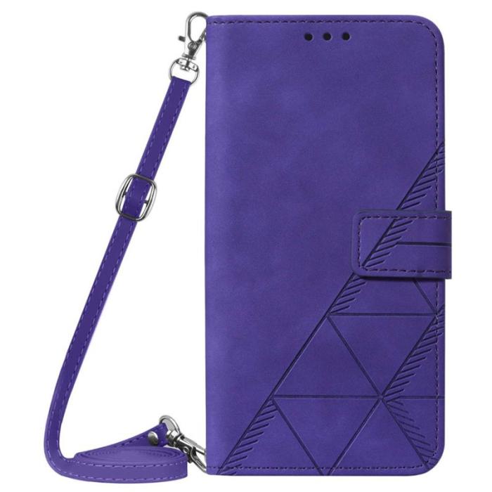 OEM - Samsung Galaxy A35 5G Plånboksfodral Äkta Läder Ställ - Lila