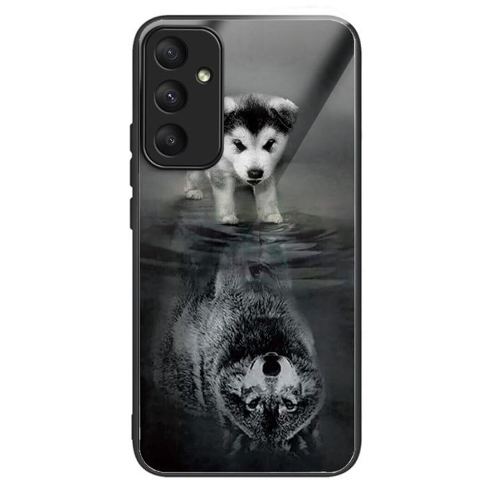 OEM - Samsung Galaxy A35 5G Skärmskydd Härdat Glas - Hund och Varg