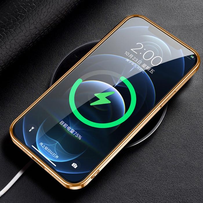 OEM - Samsung Galaxy A35 5G Skal 6D Elektroplätering Krokodiltextur - Vit