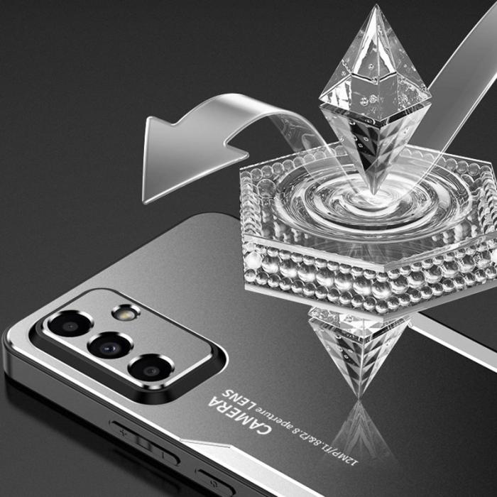 OEM - Samsung Galaxy A35 5G Skal Aluminiumlegering Plast Hybrid - Guld