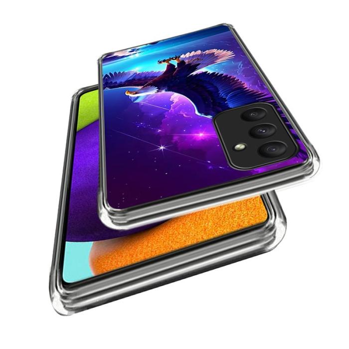 OEM - Samsung Galaxy A35 5G Skal Anti-Drop Mönster TPU - Flying Eagle