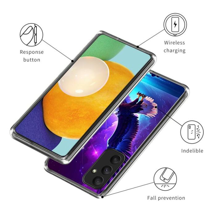 OEM - Samsung Galaxy A35 5G Skal Anti-Drop Mönster TPU - Flying Eagle