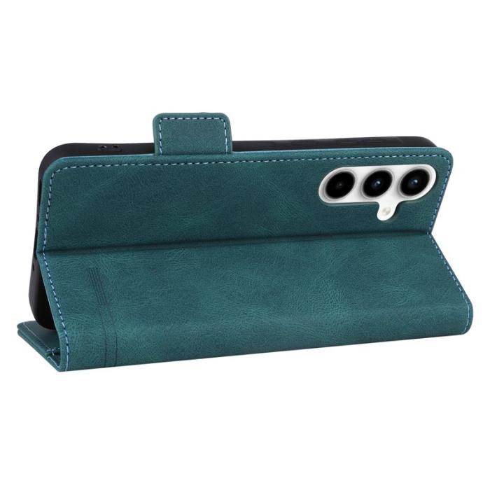 OEM - Samsung Galaxy A35 5G Skal Anti-rep Skydd Konstläder - Blå