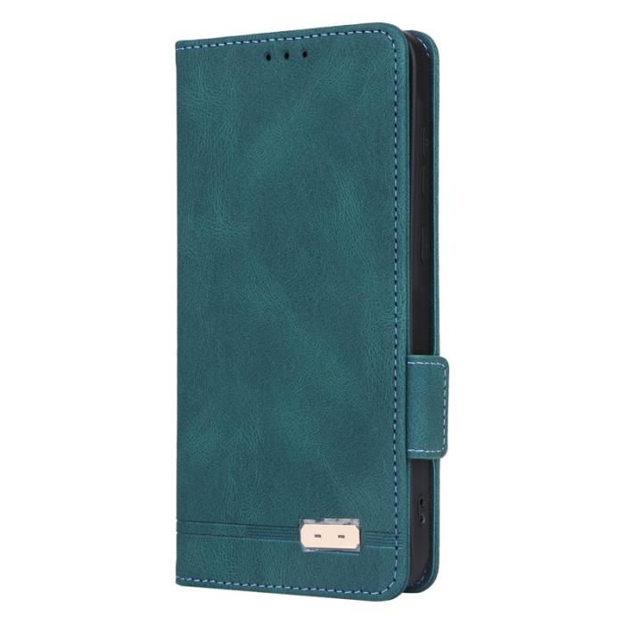 OEM - Samsung Galaxy A35 5G Skal Anti-rep Skydd Konstläder - Blå