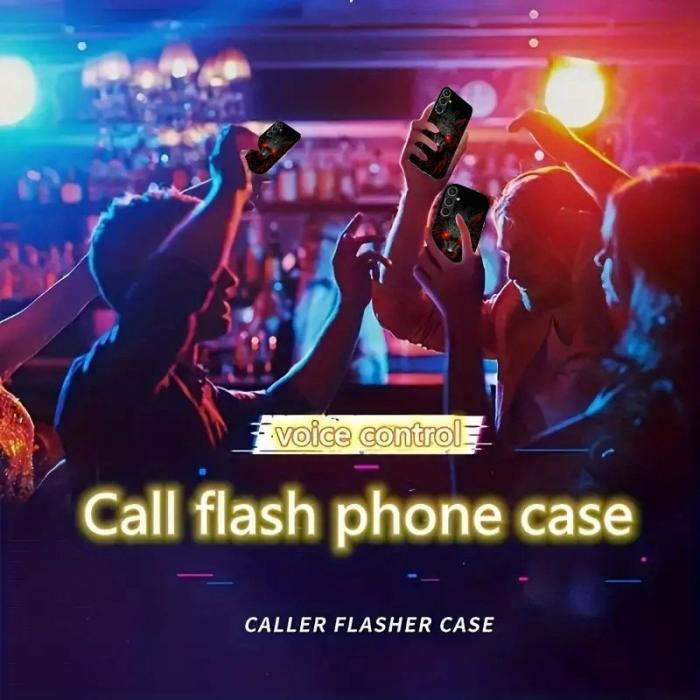 OEM - Samsung Galaxy A35 5G Skal Call Flash Series TPU - Röd Varg