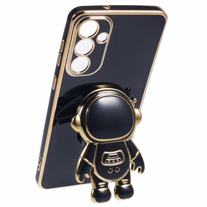 OEM - Samsung Galaxy A35 5G Skal Electropläterad Mjuk TPU - Svart