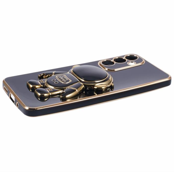 OEM - Samsung Galaxy A35 5G Skal Electropläterad Mjuk TPU - Svart