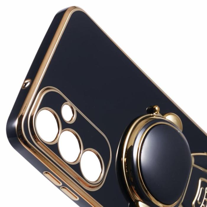 OEM - Samsung Galaxy A35 5G Skal Electropläterad Mjuk TPU - Svart