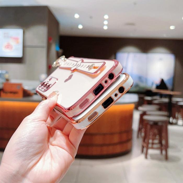 OEM - Samsung Galaxy A35 5G Skal Flexibelt TPU Kärleksmotiv - Rosa