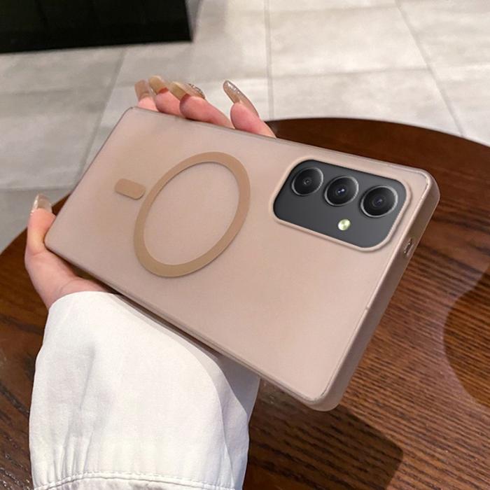 OEM - Samsung Galaxy A35 5G Skal Frostad PC - Öken Guld