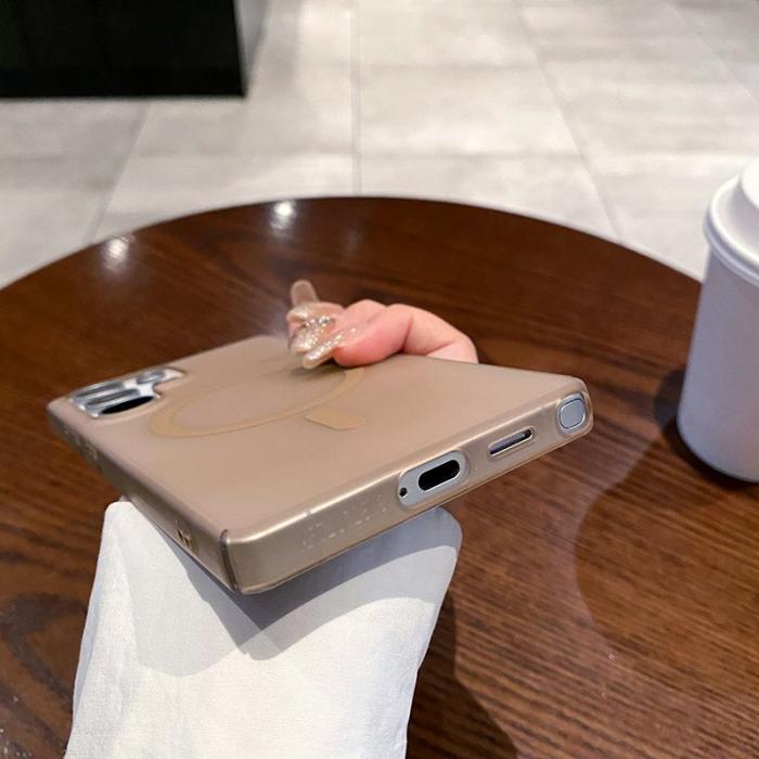 OEM - Samsung Galaxy A35 5G Skal Frostad PC - Öken Guld