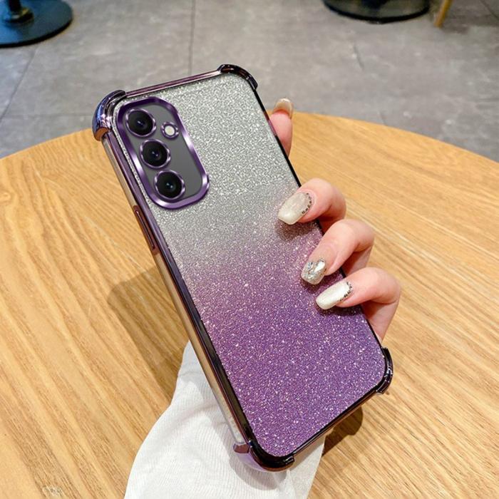 OEM - Samsung Galaxy A35 5G Skal Glitter TPU - Lila