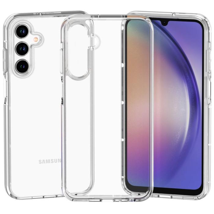 OEM - Samsung Galaxy A35 5G Skal Hård PC + Mjuk TPU Anti-Scratch - Transparent