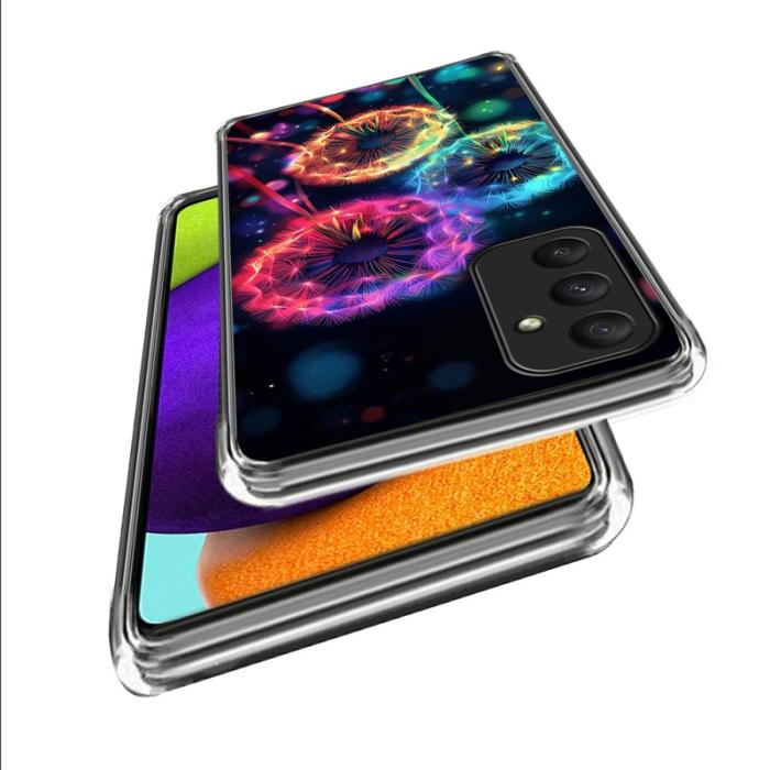 OEM - Samsung Galaxy A35 5G Skal IMD Mönster Tryckt Stöttålig TPU - Färgglad Maskros