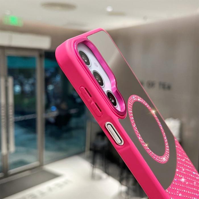 OEM - Samsung Galaxy A35 5G Skal Magnetiskt TPU + PC Stötbeständig - Rosa