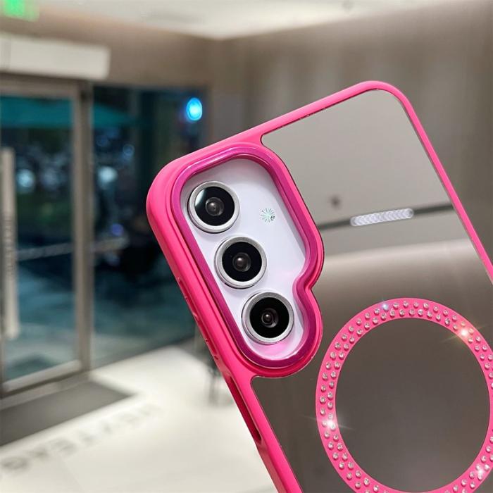 OEM - Samsung Galaxy A35 5G Skal Magnetiskt TPU + PC Stötbeständig - Rosa