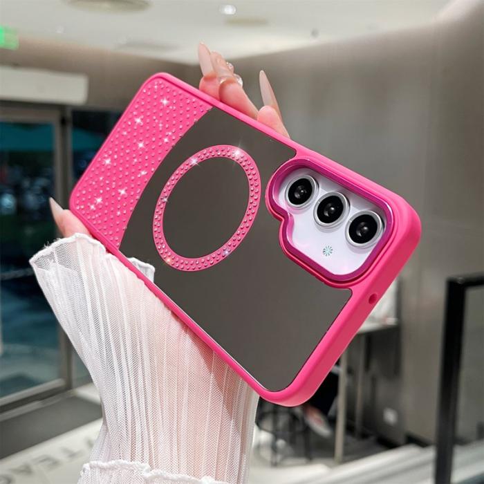 OEM - Samsung Galaxy A35 5G Skal Magnetiskt TPU + PC Stötbeständig - Rosa