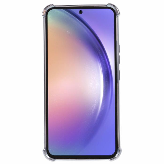 OEM - Samsung Galaxy A35 5G Skal Mjuk TPU Glitter Elektropläterad - Silver