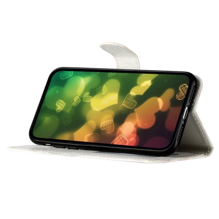 OEM - Samsung Galaxy A35 5G Skal Mönstertryck Konstläder - Couple Wolf