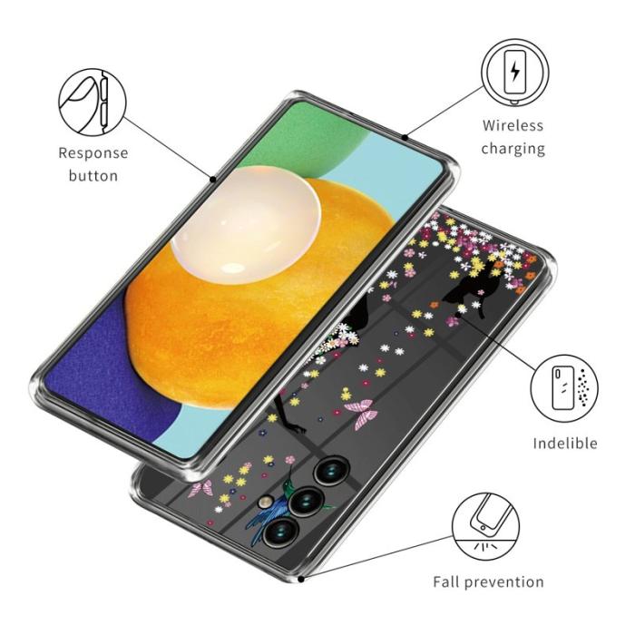 OEM - Samsung Galaxy A35 5G Skal Mönstertryckt Design TPU - Blomma Fe