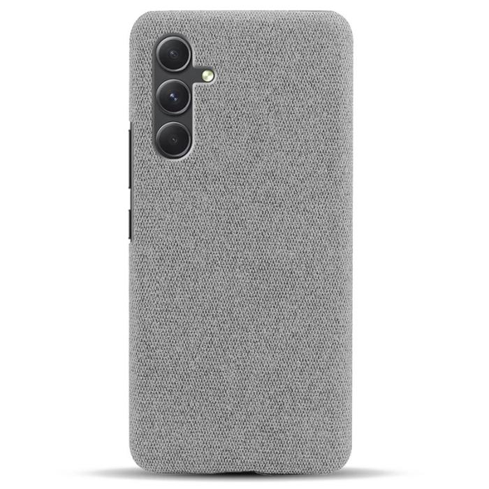 OEM - Samsung Galaxy A35 5G Skal PC+Tyger Stöttålig Mobilskydd - Ljusgrå