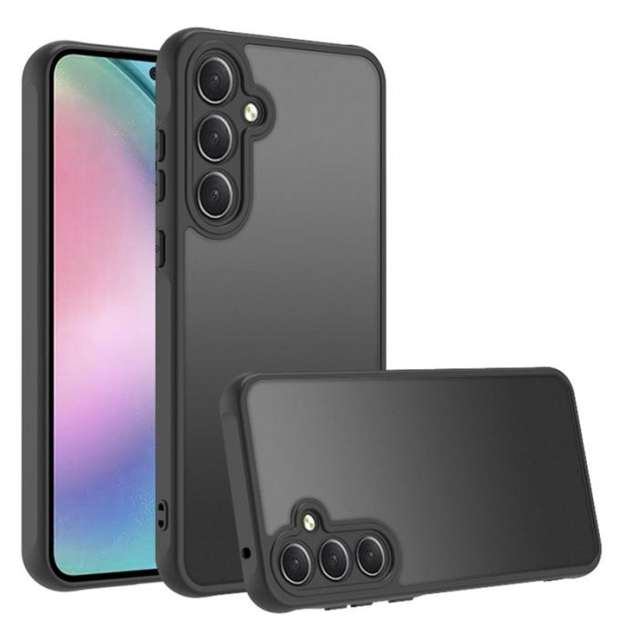 OEM - Samsung Galaxy A35 5G Skal Plast Matt Skydd - Svart