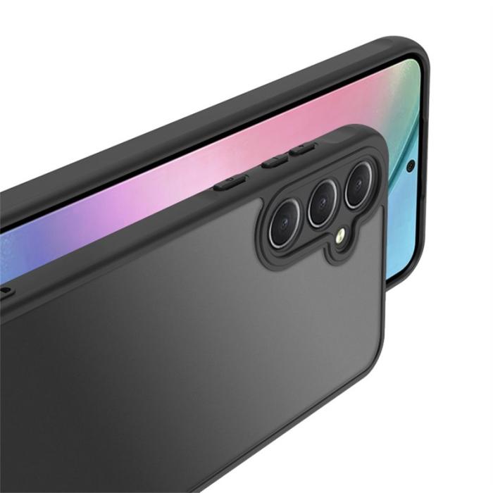 OEM - Samsung Galaxy A35 5G Skal Plast Matt Skydd - Svart