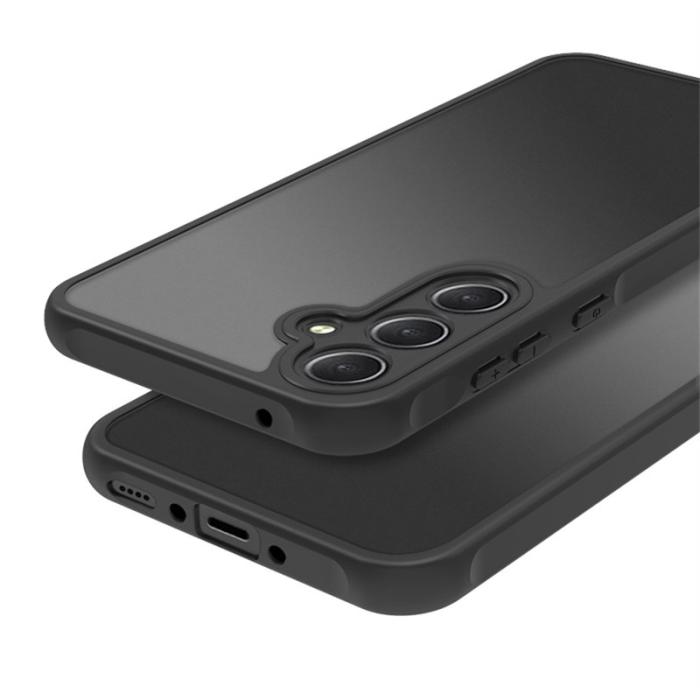 OEM - Samsung Galaxy A35 5G Skal Plast Matt Skydd - Svart