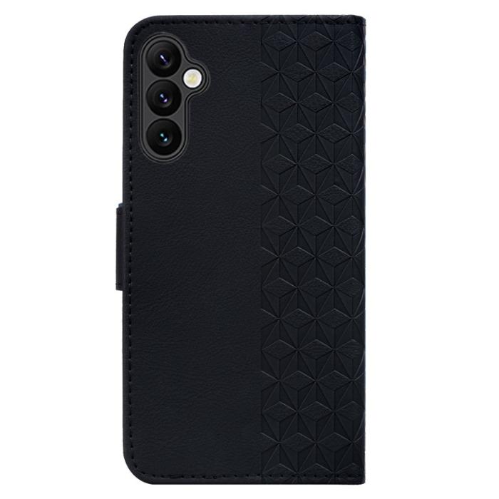 OEM - Samsung Galaxy A35 5G Skal Prägling Konstläder Skydd - Svart