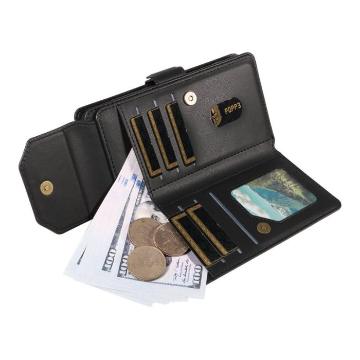 OEM - Samsung Galaxy A35 5G Skal PU Läder Ställ - Svart